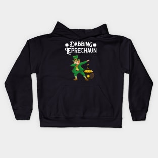 Dabbing Leprechaun Kids Hoodie